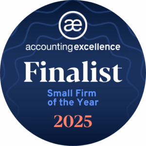 Your Finance Team is a finalist in the 2025 Accounting Excellent awards